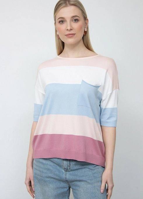  GRIOL. Джемпер жен. 310254К.33303.0716S Розово-голубой GRIOL