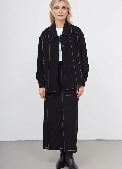 Юбка жен. 350112.09312.8200NО Чёрный  (6)