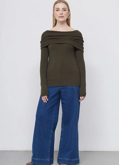 Джемпер жен. 310511.33303.3700N Хаки  (2)