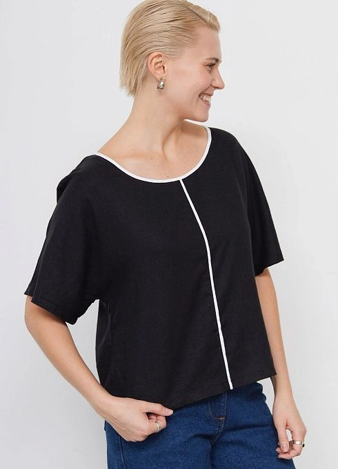 Блузка жен. 311124.38312.8202N Чёрный (1)