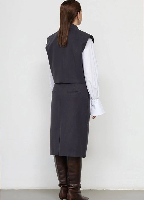 Юбка жен. 358412.11312.7600N Тёмно-серый (2)