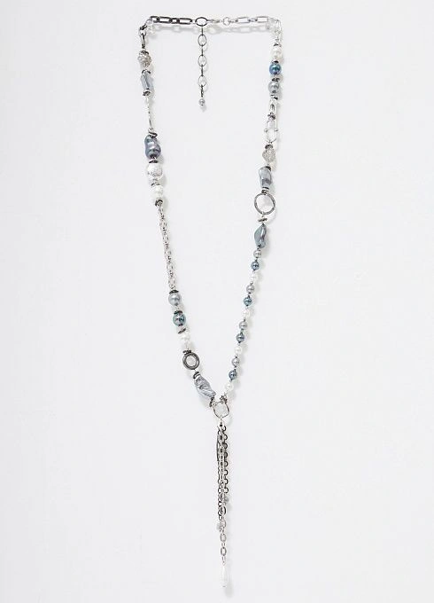  GRIOL. Колье Новогоднее 2 Серый GRIOL