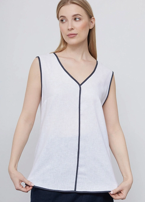 Блузка изо льна и вискозы GRIOL