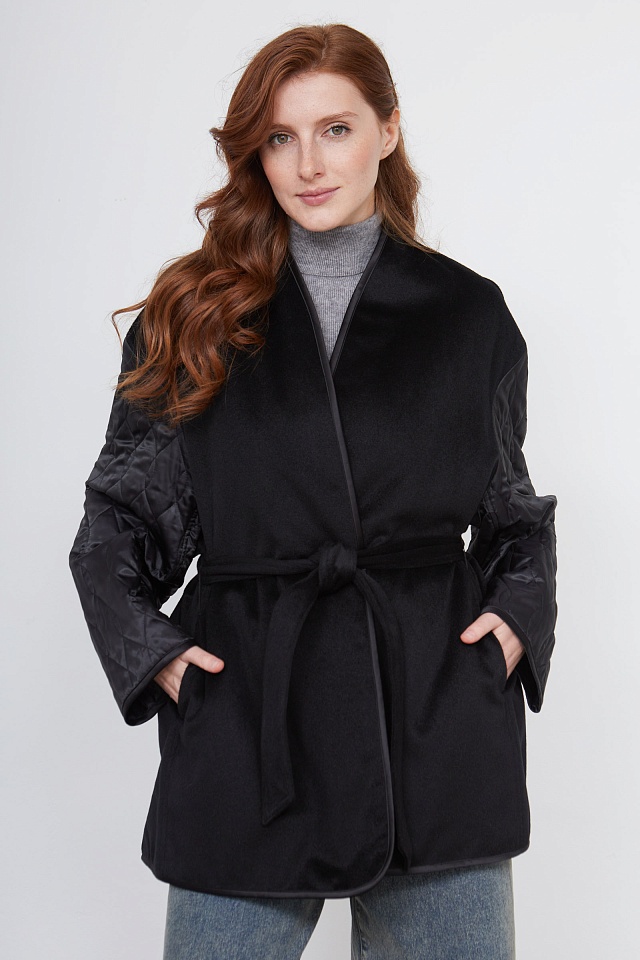 Полупальто жен. 529075S.43208.8200N Чёрный (5)