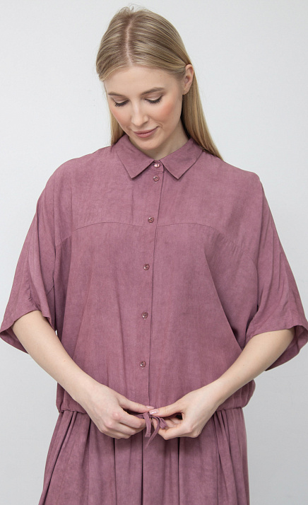 Блузка оверсайз на кулиске GRIOL