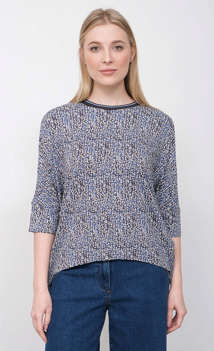  GRIOL. Джемпер жен. 310657ГУК.6_313.1577F/1 голубой/серый 