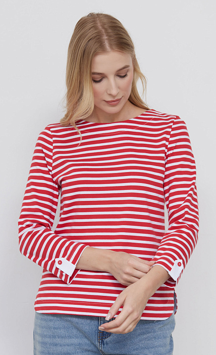 GRIOL. Джемпер жен. 311034УКР.6_313.0245S Бело-красный GRIOL GRIOL. Джемпер жен. 311034УКР.6_313.0245S Бело-красный