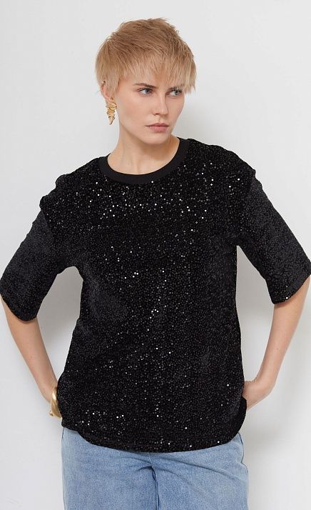 GRIOL. Джемпер жен. 311163.6_313.8282L Черный GRIOL GRIOL. Джемпер жен. 311163.6_313.8282L Черный