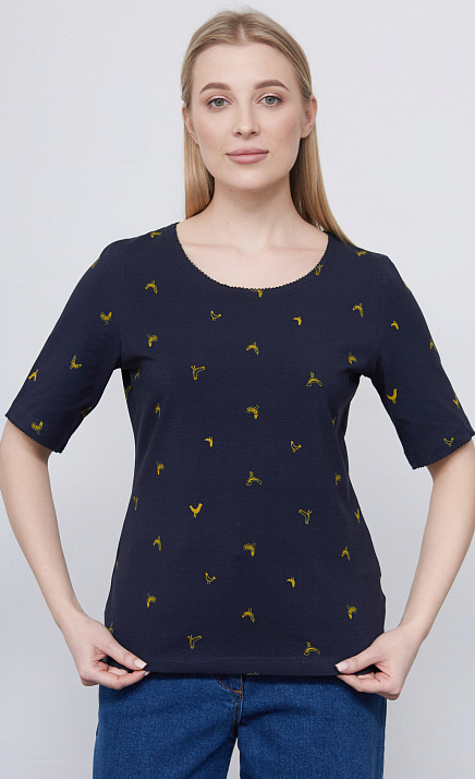 GRIOL. Джемпер жен. 310112Д.6_313.9531A Тёмно-синий GRIOL GRIOL. Джемпер жен. 310112Д.6_313.9531A Тёмно-синий