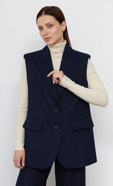  GRIOL. Жилет жен. 388386.11312.9600N Темно-синий 