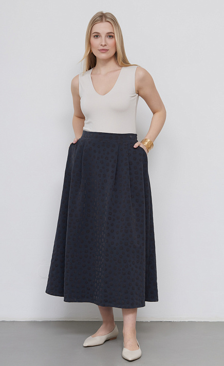  GRIOL. Юбка жен. 350050УКБ.6_313.7700F Тёмно-серый 