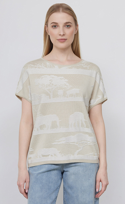 GRIOL. Джемпер жен. 310503.33303.0805А Песочный GRIOL GRIOL. Джемпер жен. 310503.33303.0805А Песочный