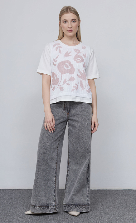 GRIOL. Джемпер жен. 311075.6_313.0700E Молочный GRIOL GRIOL. Джемпер жен. 311075.6_313.0700E Молочный