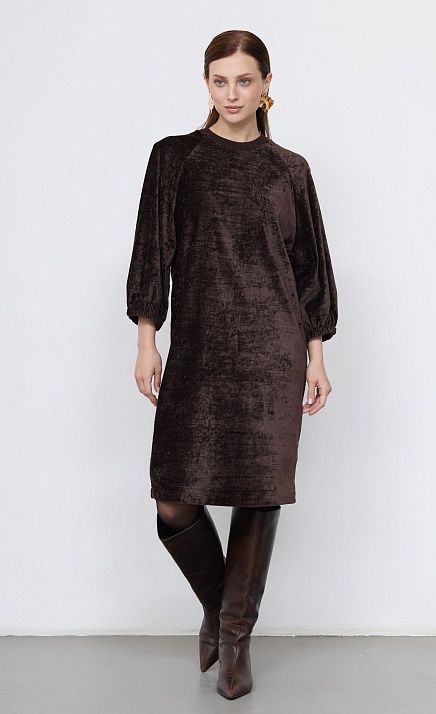 GRIOL. Платье жен. 360330Н.6_312.1100N Шоколадный GRIOL GRIOL. Платье жен. 360330Н.6_312.1100N Шоколадный