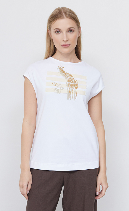 GRIOL. Джемпер жен. 310665ОТ.03313.0200E Белый GRIOL GRIOL. Джемпер жен. 310665ОТ.03313.0200E Белый