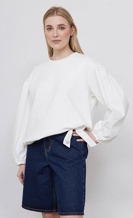 GRIOL. Джемпер жен. 311054РБ.03313.0707E молочный GRIOL GRIOL. Джемпер жен. 311054РБ.03313.0707E молочный