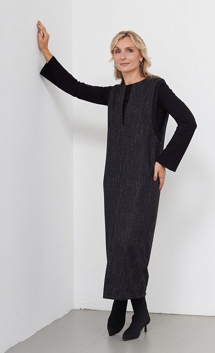  GRIOL. Сарафан жен. 340185.6_313.7402М Черный 