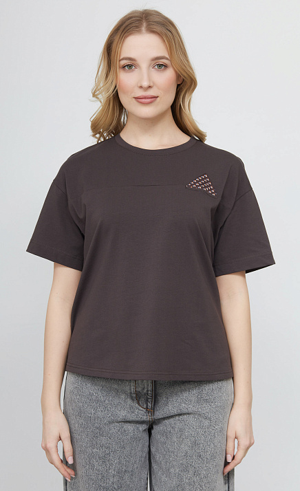 GRIOL. Джемпер жен. 310850ОТ.6_313.1100N шоколадный GRIOL GRIOL. Джемпер жен. 310850ОТ.6_313.1100N шоколадный