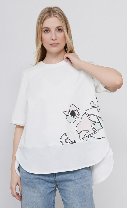 GRIOL. Джемпер жен. 311001К.03313.0707E молоко GRIOL GRIOL. Джемпер жен. 311001К.03313.0707E молоко