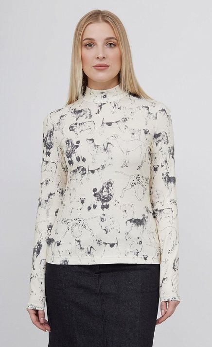  GRIOL. Джемпер жен. 311080.03313.0777А Молоко 