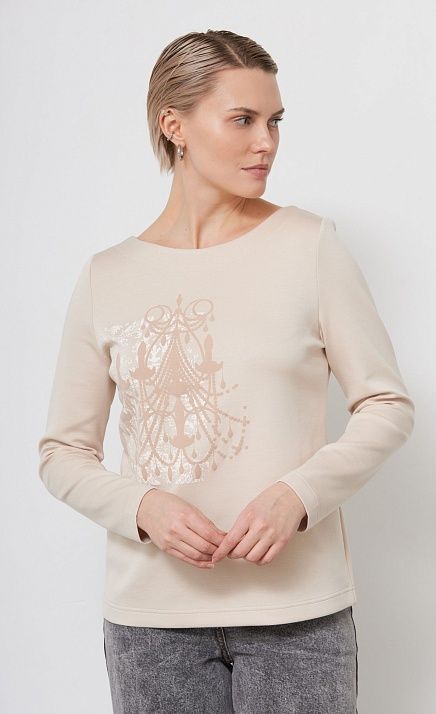 GRIOL. Джемпер жен. 311034ГН.6_313.0300E Светло-бежевый GRIOL GRIOL. Джемпер жен. 311034ГН.6_313.0300E Светло-бежевый