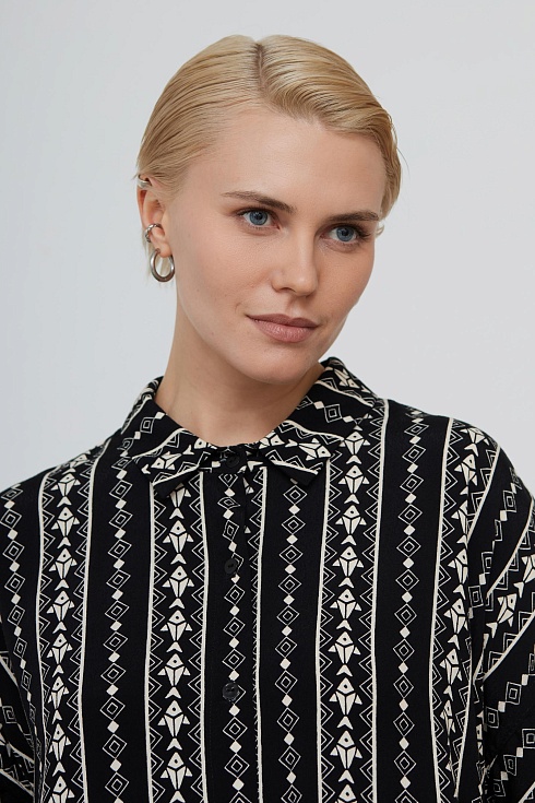 Блузка жен. 311057.03312.8222G Чёрный (1)