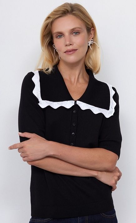 GRIOL. Джемпер жен. 310514.33303.8200N Чёрный GRIOL GRIOL. Джемпер жен. 310514.33303.8200N Чёрный