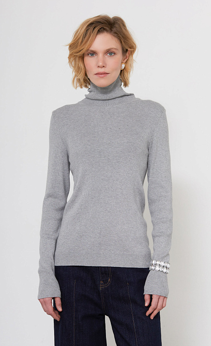 GRIOL. Джемпер жен. 310312.33303.4600M Серый меланж GRIOL GRIOL. Джемпер жен. 310312.33303.4600M Серый меланж
