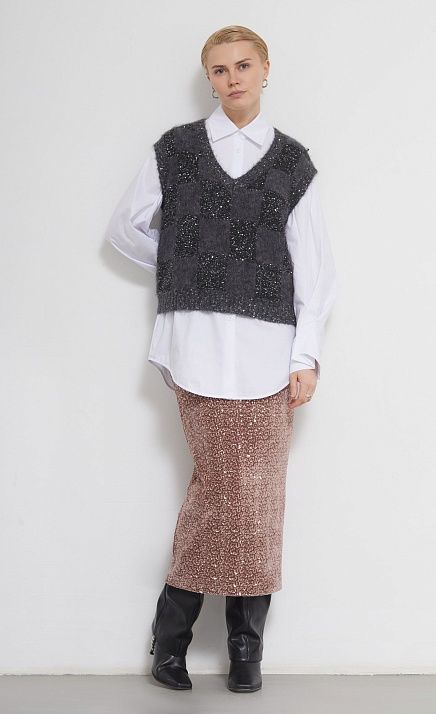 GRIOL. Юбка жен. 350063.03313.0500N жемчужный GRIOL GRIOL. Юбка жен. 350063.03313.0500N жемчужный