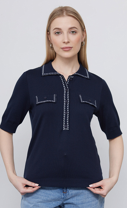 GRIOL. Джемпер жен. 310480.33303.9602N Т.синий GRIOL GRIOL. Джемпер жен. 310480.33303.9602N Т.синий