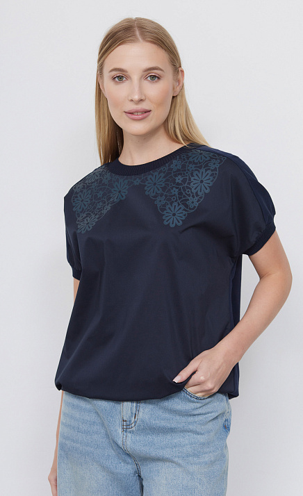 GRIOL. Джемпер жен. 311030.03313.9898E Тёмно-синий GRIOL GRIOL. Джемпер жен. 311030.03313.9898E Тёмно-синий