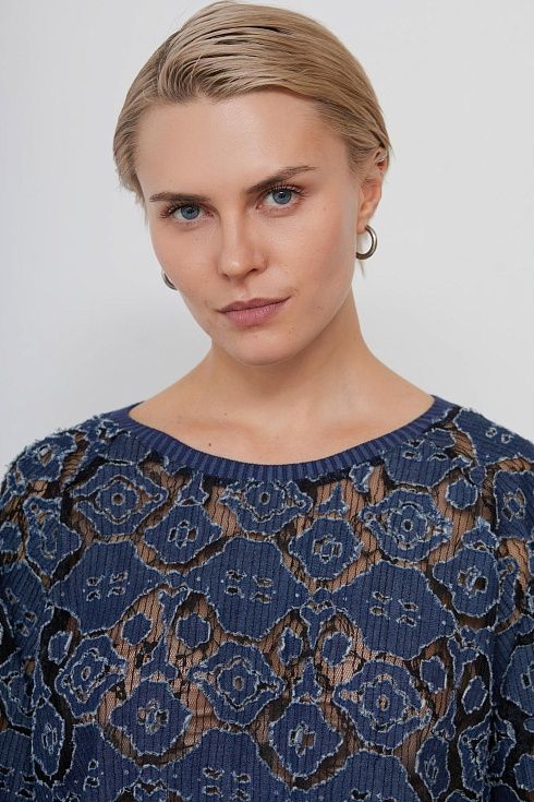 Джемпер жен. 310903Т.03312.9582Y Деним (1)