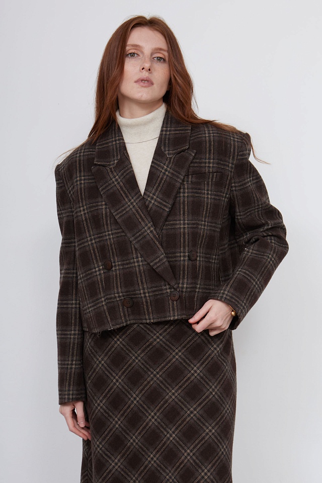  GRIOL. Жакет жен. 378933.11312.0306P Кофейный GRIOL